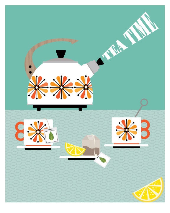 CbyC Studio Original - Tea Time - Limited Edition Print