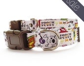 Doodlebop Dog Collar - cartoon dog collar, cool dog collar, cute dog collar, doodle dog collar