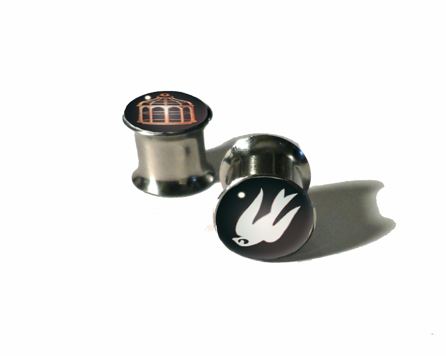 Bioshock Infinite Bird or Cage Plugs - 8g - 5/8"