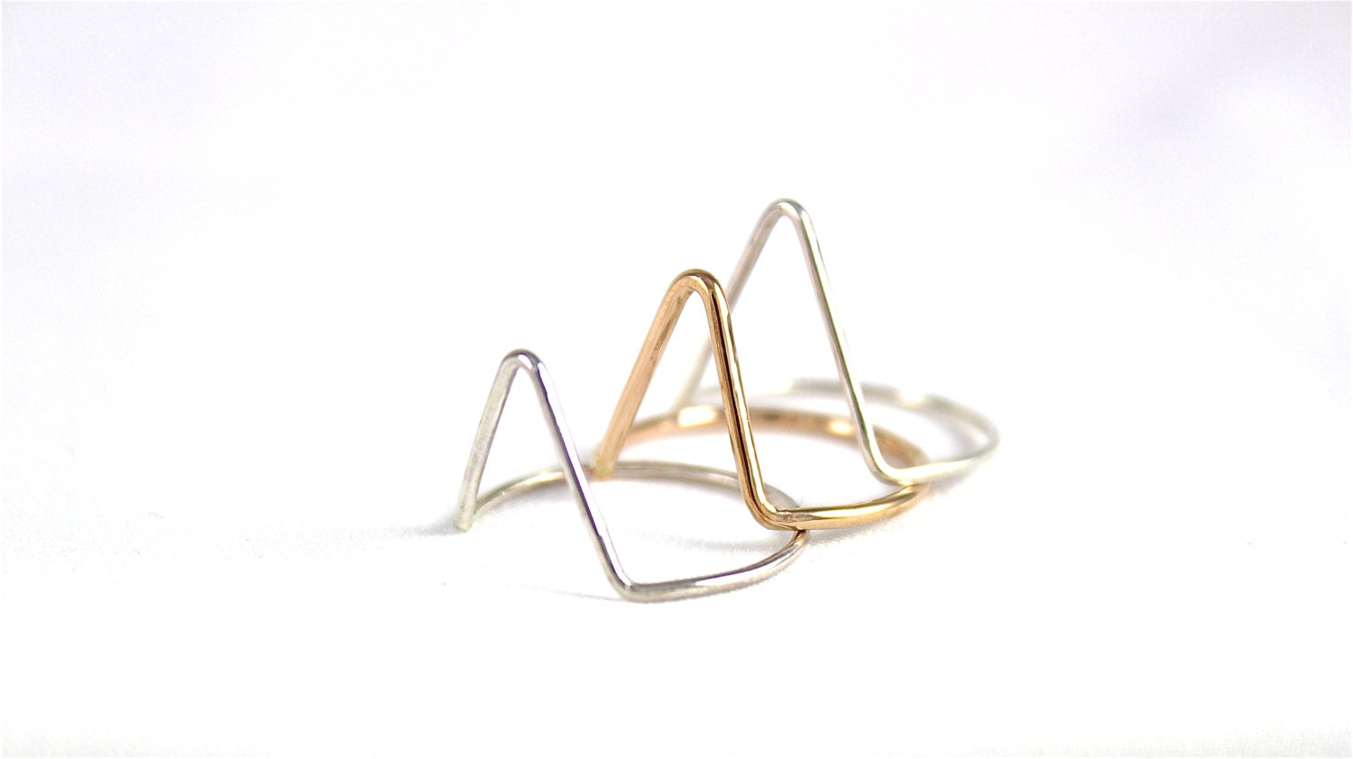 Arrow Ring- Triangle ring- Knuckle Ring- Winter Fashion - ElishaMarie