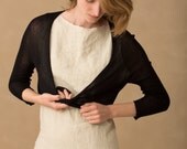 Black Jacket knitted women Cardigan