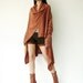 NO.61 Dusty Terracotta Cotton-Blend Versatility Cardigan