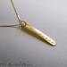 14k Gold Bar Necklace - Personalized stamped, solid gold pendant necklace, hand hammered ripples - wife, daughter, girlfriend, fiance gift