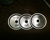 Mason Jar WIDE Mouth Tumbler Lids - Set of Three