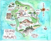8x10-Custom Honeymoon Keepsake Map