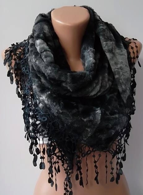Mothers Day gift Elegant and Classy   Gray -Black