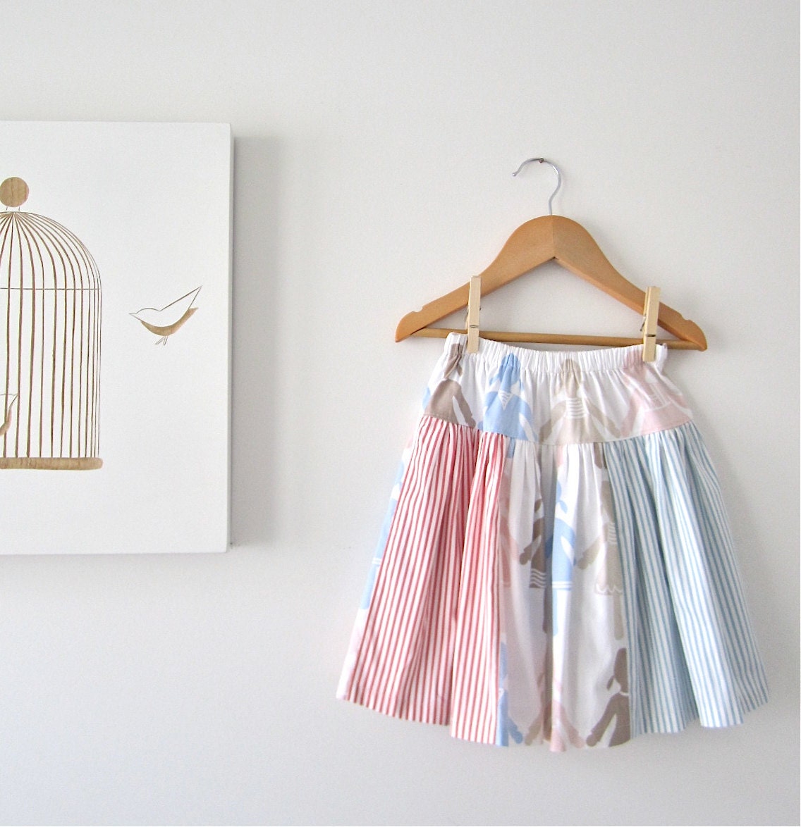 SALE LAST ONE 20% off-Baby Skirt-Toddler Skirt-Girls Skirt-Paper Dolls Twirl Skirt-Girls Fashion--Handmade Children Clothing by Chasing Mini