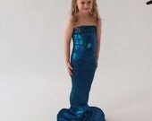 One-piece mermaid suit for Little Girls