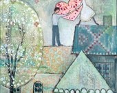 Sharing a moment - Art Print 21 x 30 cm/ 8.3 x 11.8 in