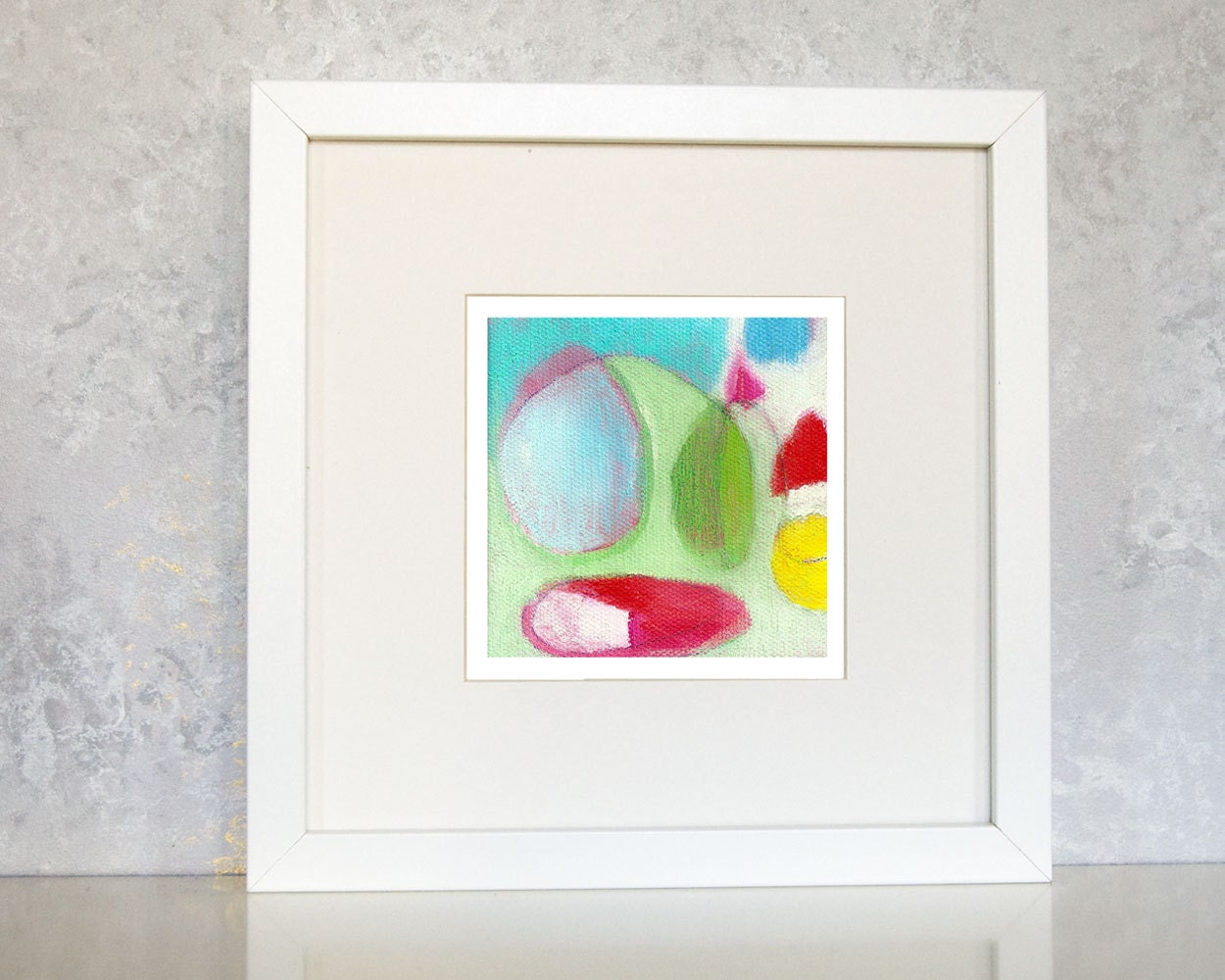 Small Abstract art print - Glicee print from original oil painting - No.9