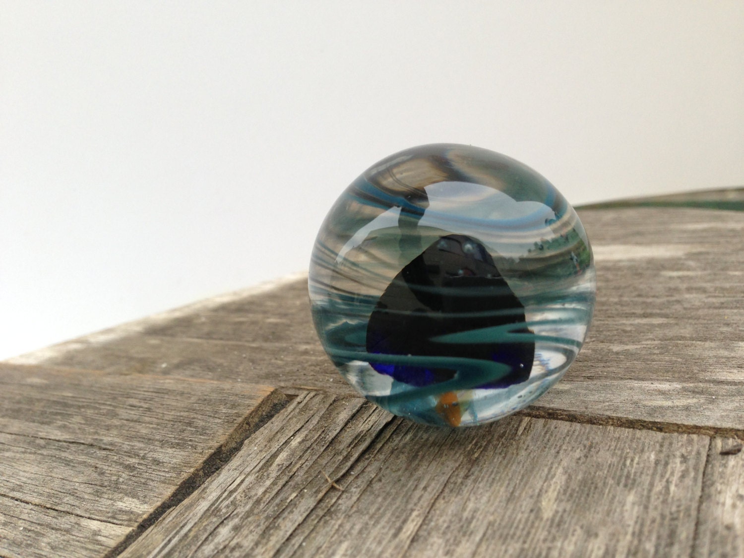 Glass Marbles Mushroom Marble by PACIFICNWGLASS