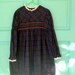 SALE Vintage Hand Smocked Plaid Polly Flinders Dress 6x