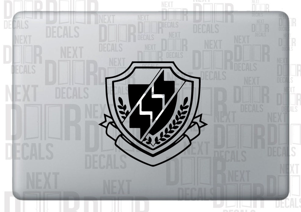 Angel Beats Inspired Shinda Sekai Sensen Logo Apple Macbook Laptop Sticker Decal