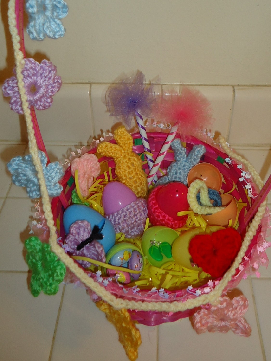 13 Piece Customizable Easter Basket Set