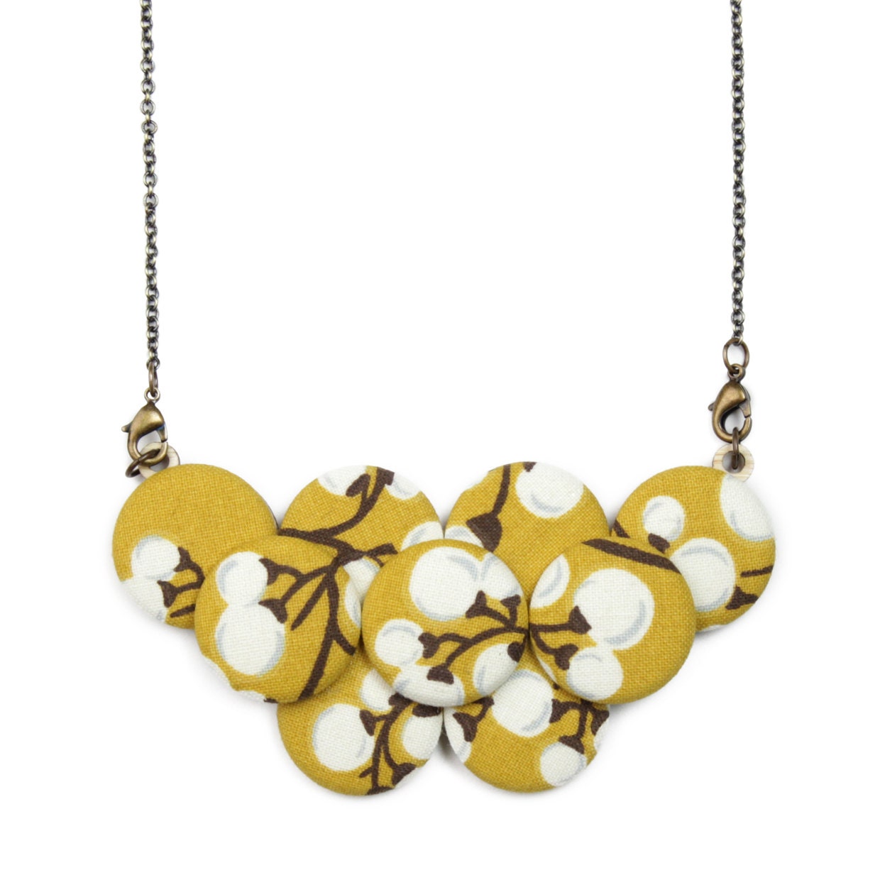 Berry and Branch Dijon Yellow Statement Necklace