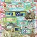 Cure for Anything is SALTWATER - 8x10 Collage Print - Delightful Girly Kitchen Art - Sweat, Tears, or the SEA