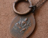 1976 Brahma and Shiva Necklace with Antique African Ring