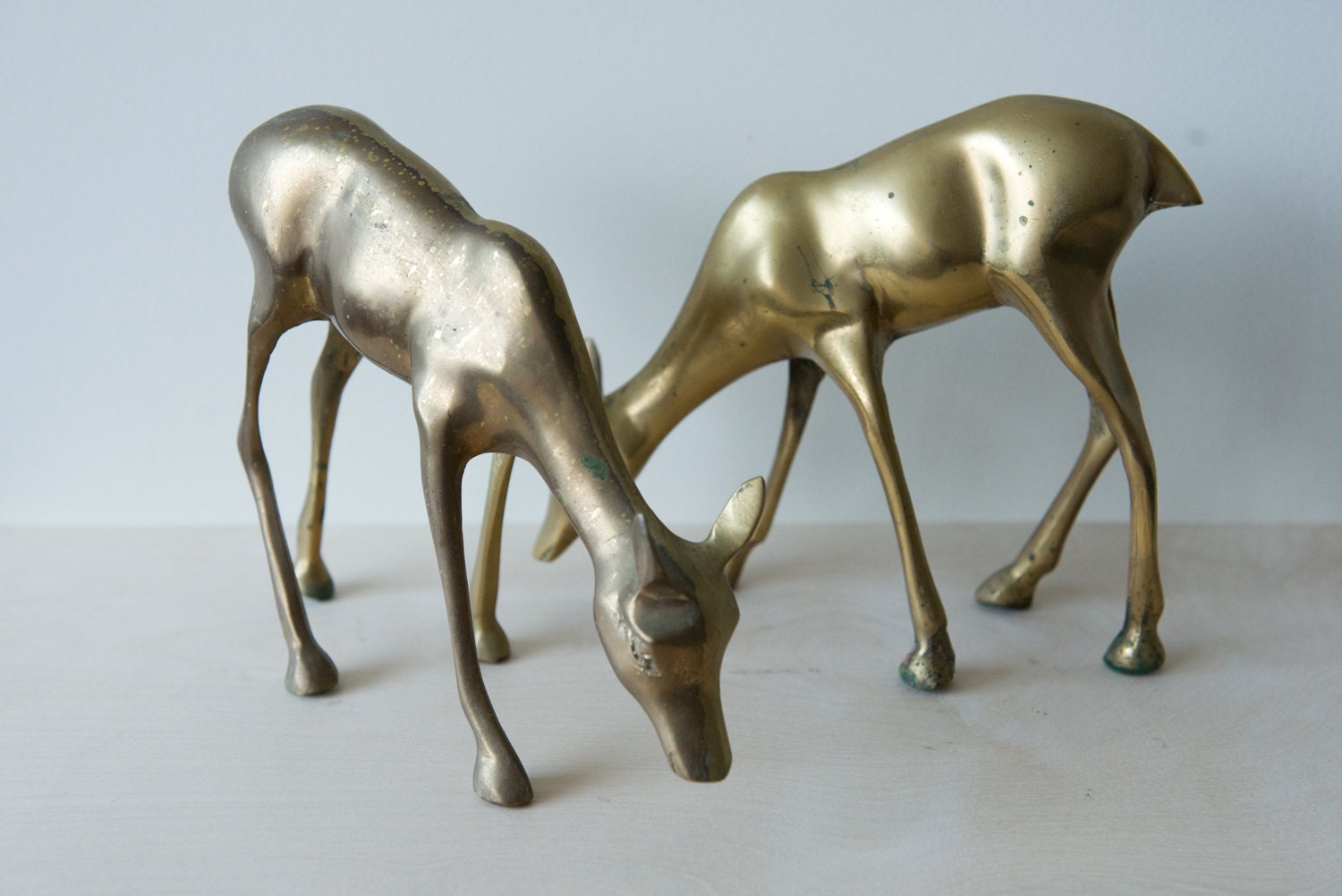 Vintage Gold Mid Century Deer