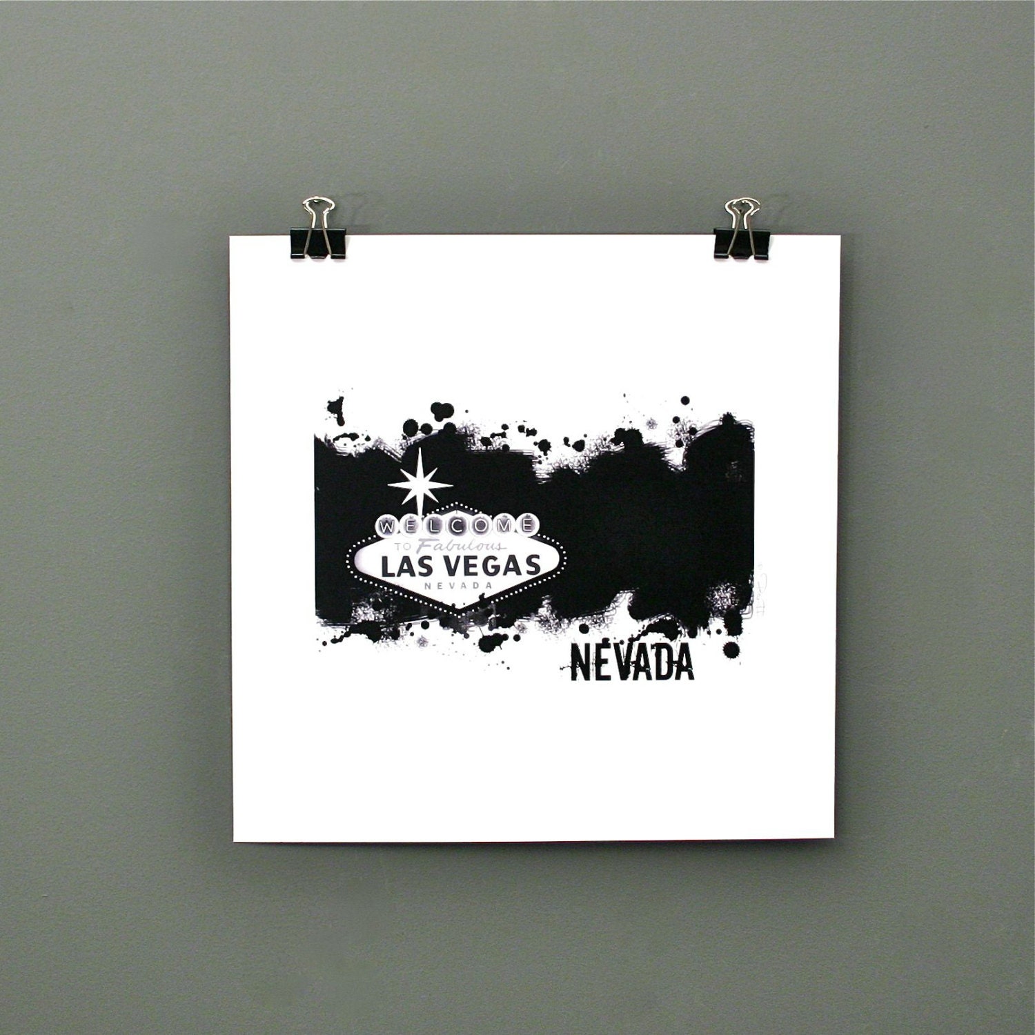 Nevada Original Digital Art Print, United States
