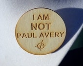 Wooden Zodiac Paul Avery pin.