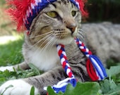 Cat and Dog Hat Costume - July 4th Fourth of July - The American Wackadoodle Hat for Cats and Dogs - Patriotic Cats Dogs