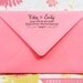 Custom Wood Handle Return Address Rubber Stamp Personalized with Cursive Calligraphy