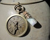 Tinkerbell NEVERLAND Disney Peter Pan necklace faith trust pixie dust