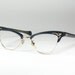 1950s Cateye eyeglasses frame by Viennaline, 12K gold filled, new from deadstock