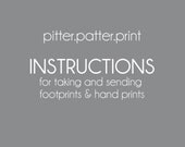 INSTRUCTIONS for how to take and send footprints