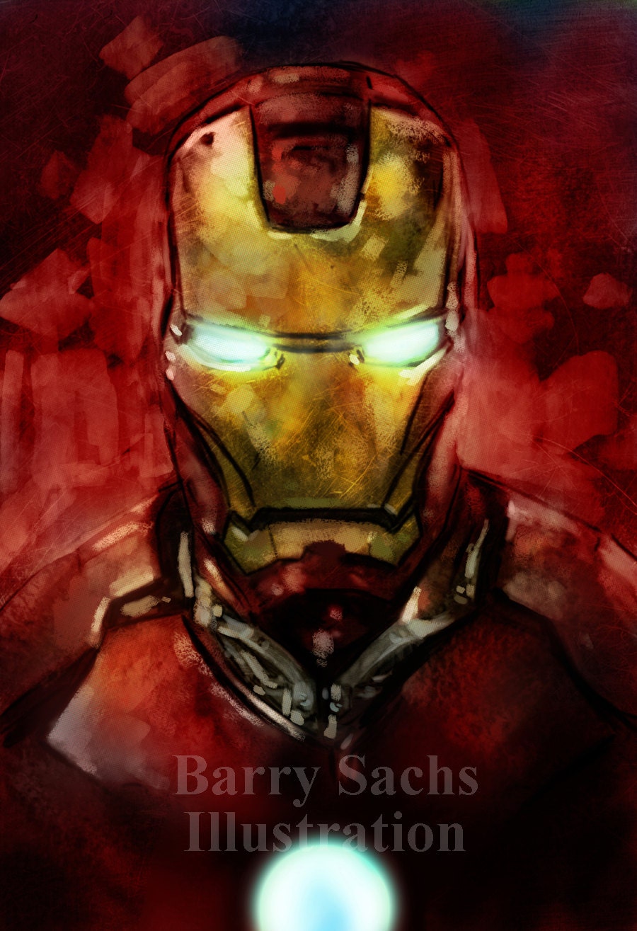 Iron Man Art Print 11x17