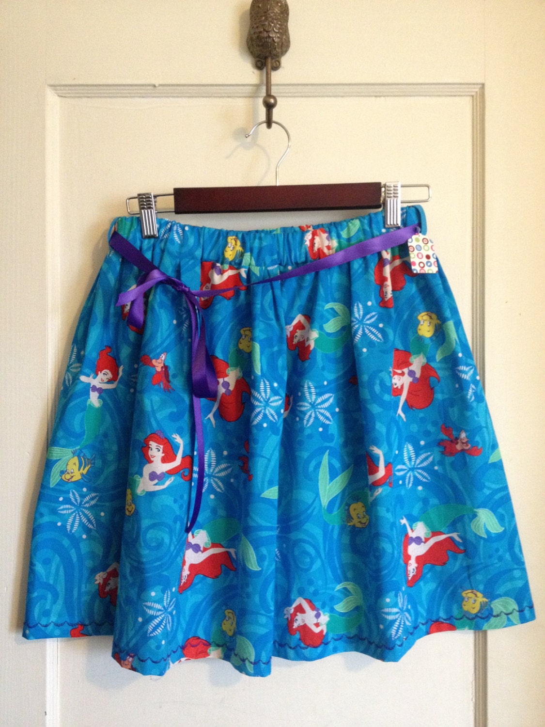 The Little Mermaid Geek girl skirt, Small/Medium