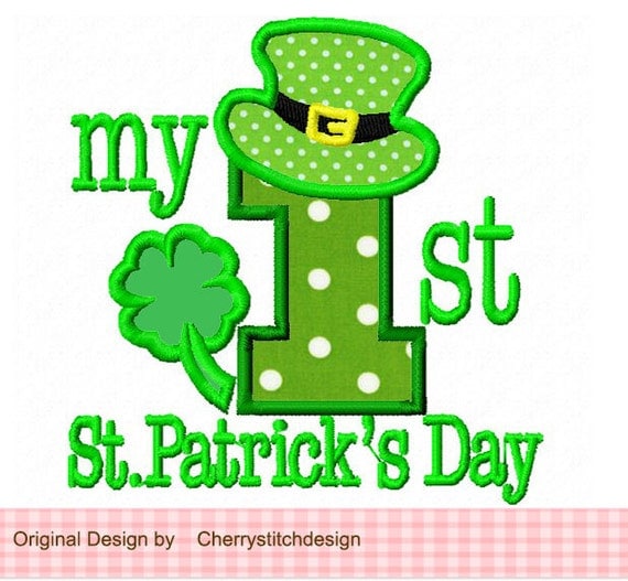 my 1st st patricks day