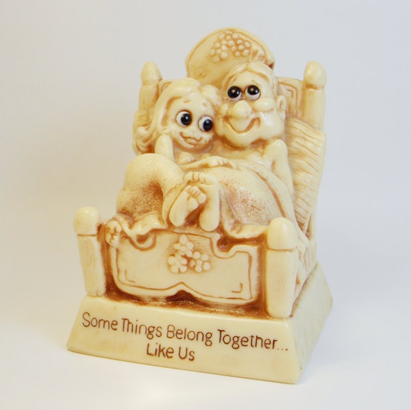We Go Together - Vintage Russ Berrie Sillisculpt Figurine