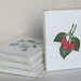 Mixed Berries Set of 4 Hand-carved Linocut Letterpress Blank Cards