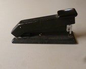Old Bostitch Stapler - 1940's Industrial Office Supply - Great Old Black Stapler