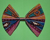 Tribal/Aztec Print Hair Bow