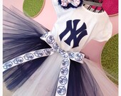 Choose your own Baseball tutu outfit, tutu, shirt, and headband included. New York Yankee listing