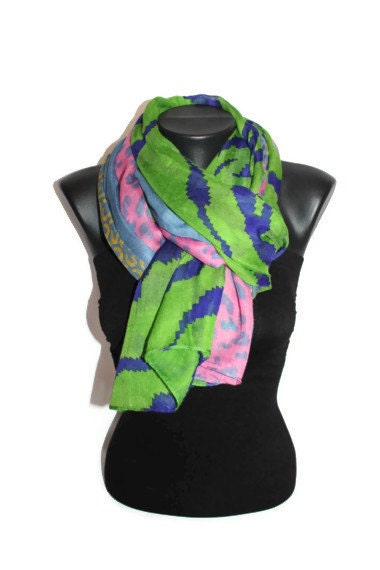 Horse Shoe Scarf - Animal Print Scarf - Unique Shawl - Leopard Scarf - Zebra Scarf - Trendy Fabric Scarf - Spring Trends - Gift Idea