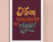 Mothers Day Print - 8x11'' (A4)