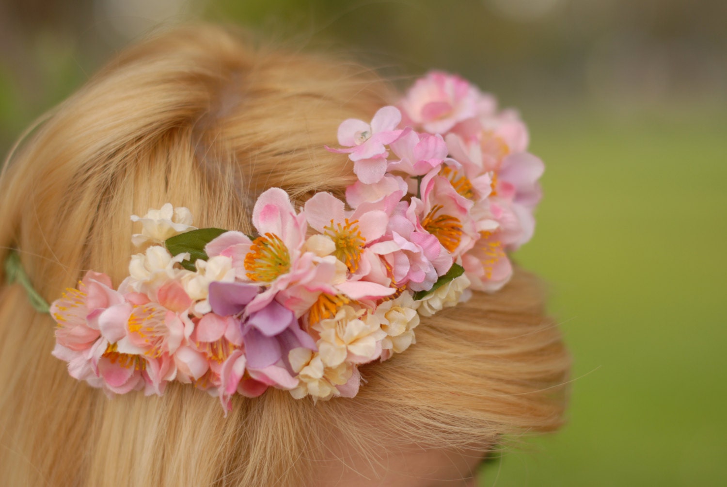 Princess Pink/White/Purple Tiara/Crown/Headband-Rapunzel Inspired Wedding headband