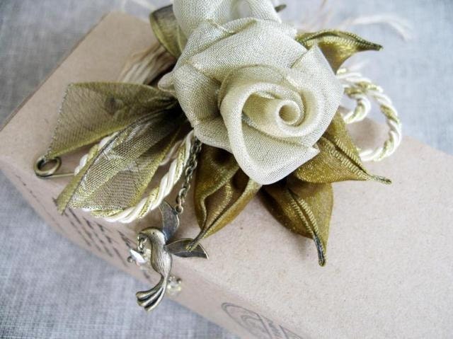 fascinator/corsage/handmade mint rose/flower/ /ribbon/hair clip/wedding bridal hair accessaries/headpiece/prom/cocktail
