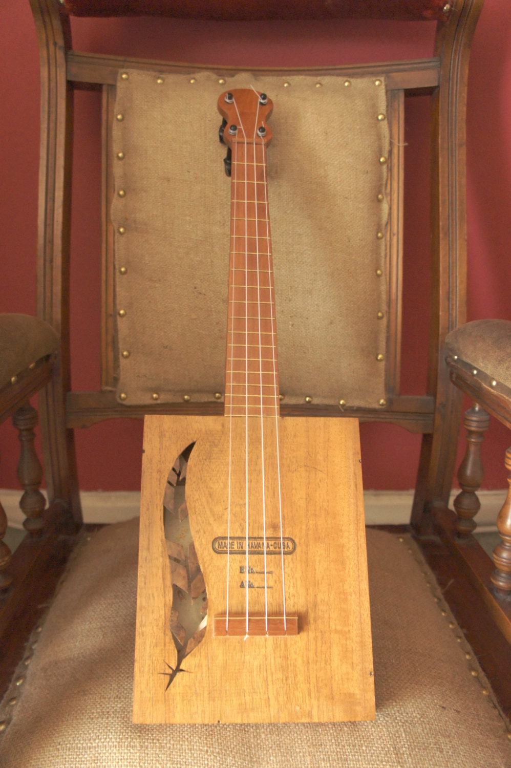 Quill Cigar Box Tenor Ukulele