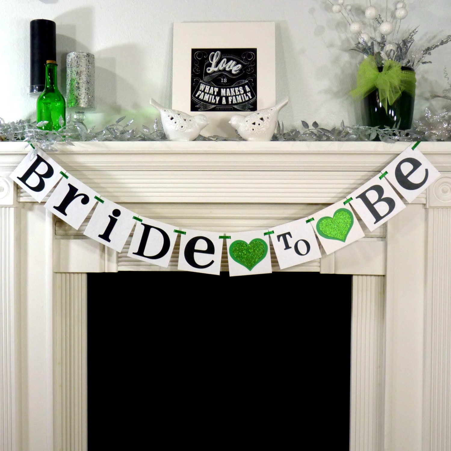 Bride to Be Banner / Bridal Shower/ Bachelorette Party Sign/ Wedding Shower Banner/ Garland - Photo Prop- Wedding Decor / Choose Your Colors