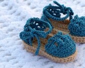 Crochet Baby Espadrilles