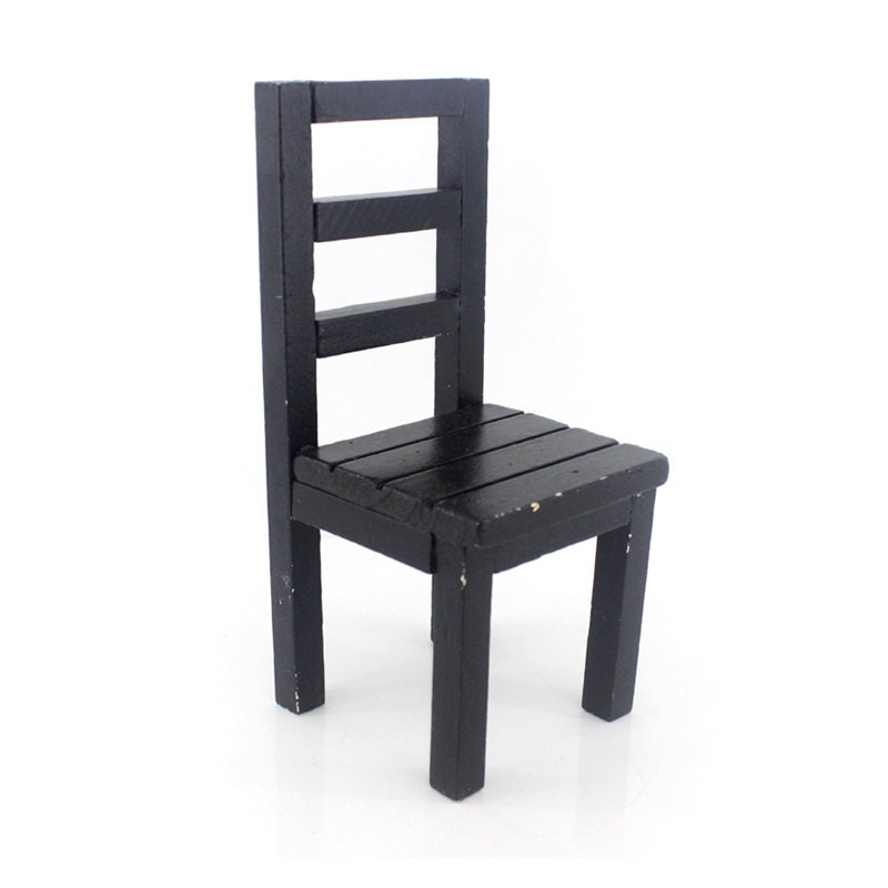 Handmade Woodworking,Wood Carving,Hand Painted Chair,Home Decor,Wood Miniature,Doll House Decoration