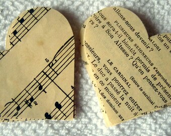 paper craft Vintage vintage Hearts, Hearts Vintage  and supplies French paper Book crafts
