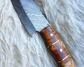 Damascus Steel handmade knife dagger, ROSEMARY