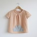 little cloud pocket linen top / blouse / tunic