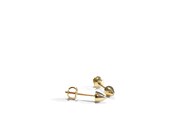 14K gold mini cone studs