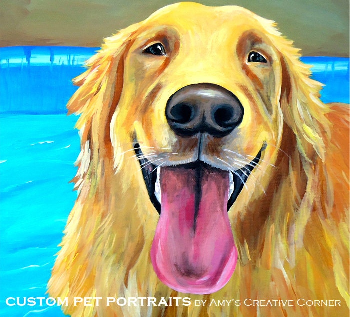 Custom Pet Portrait size 8x8